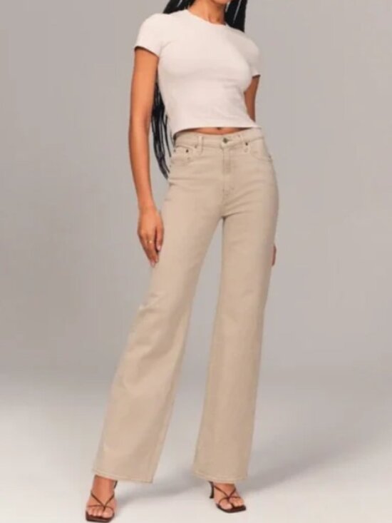 Abercrombie & Fitch Denim - Abercrombie & Fitch 90's Relaxed High Rise Jean